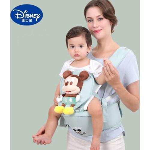 Disney Minnie Mickey Baby Carrier Newborn cute waist stool out practical baby waist stool backpack multifunctional fashion strap