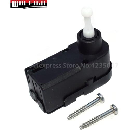 WOLFIGO Headlight Level Adjustment Motor For FORD MONDEO II III 96-07 1S7113K198AA 97BG13K198AA 1029080 0307853307 0307853315