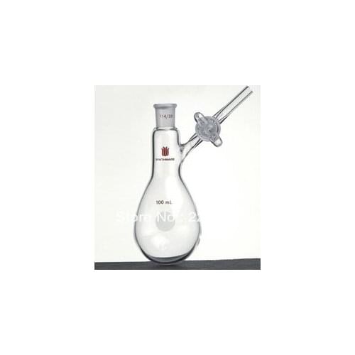 F904000G Flask, Modified schlenk Tube, Capacity:1000ml, Joint:24/40, Stopcock Type:Glass