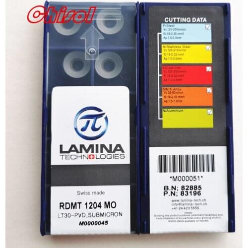 Free shipping cnc carbide milling inserts RDMT1204MO LT30 high quality RDMT 1204 MO LT30 mill blade tips cutter
