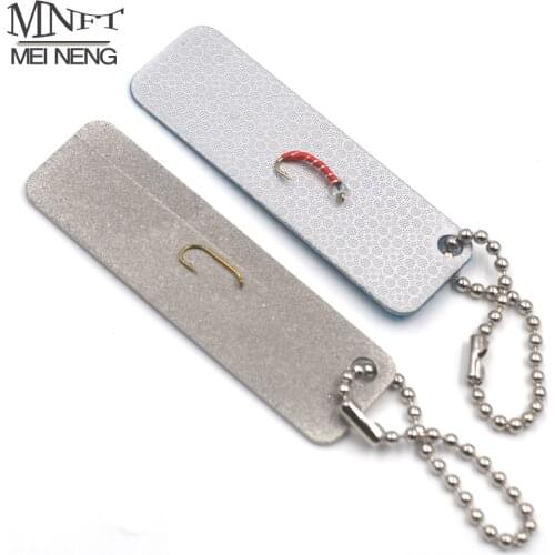 MNFT 1Pcs Mini Fly Fishing Flies Hooks Hone Sharpener Diamond & Refractory Sand Fishing Hook Sharpening Fishhook Tools