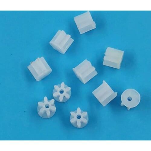6T 0.8A 0.4M Pinion 3.2mm Diameter 0.75mm Hole Model Aircraft Robot Toy Accessories 60.8A Micro Gear 10PCS/LOT