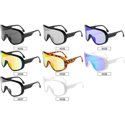 2021 New Fashionable Outdoor Sports Riding Glasses Unisex Solid Color/Colorful High Definition Lens Bicycle Cycling Sunglasses