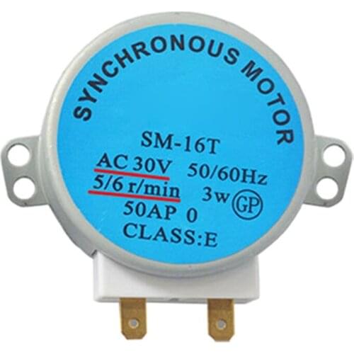 2021 New Microwave Oven Synchronous Motor Tray Motors AC 30V 3W 50/60Hz for Galanz SM-16T Microwave Oven Turntable Motor