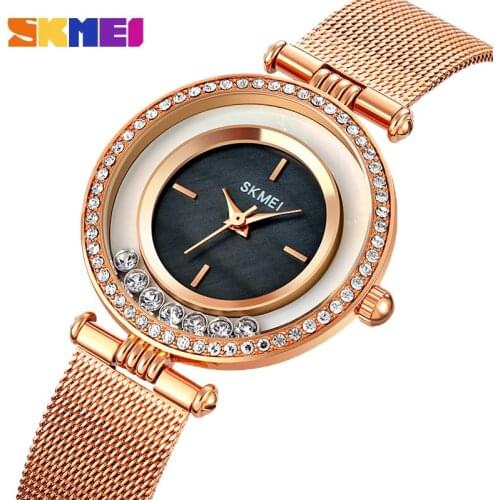 Luxury Female Romantic Quartz Ladies Wrist Watches Casual Women Steel Mesh Belt Waterproof Fashion Girl Clock Relogio Feminino