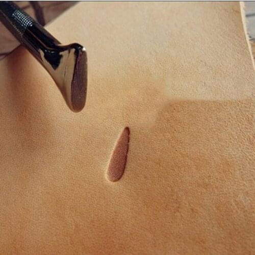 Alloy material vertical Thumb pattern -Hand-work unique design carving punches stamp craft leather working tools