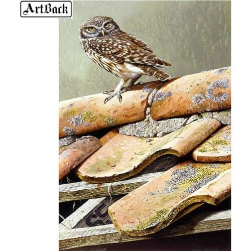 Animal 5d diamond painting owl cross stitch full square diy diamond embroidery diamond mosaic handmade home decoration kit