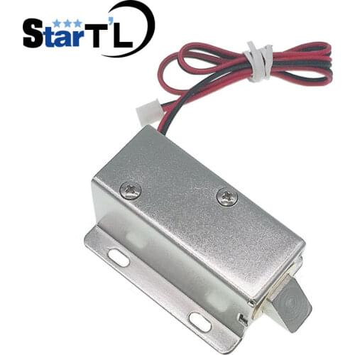 10 piece/lot Cheap Mini Electric Lock Small Mini Cabinet Locker Access control Lock Drawer Bolt Lock DC12V