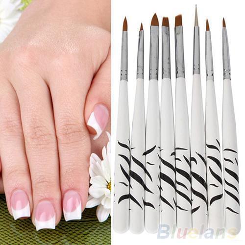 8PCS Zebra Nail Art Dotting Manicure Painting Drawing Polish Brush Pen Tools It is made of high quality material, durable enough
