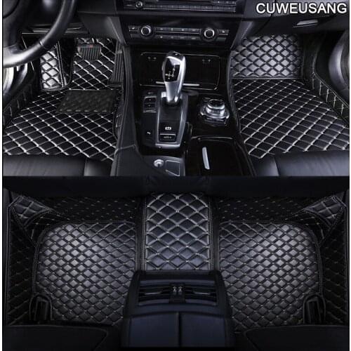 CUWEUSANG Car floor mats for Soueast DX7 DX3 V3 V5 V6 A5 xiwang lingshuai auto floor mats
