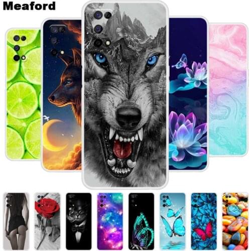 For Realme 7 5G Case Silicon Back Cover Phone Case For OPPO Realme 7 5G Soft Case Realme7 5G coque fundas RMX2111 bumper Bag