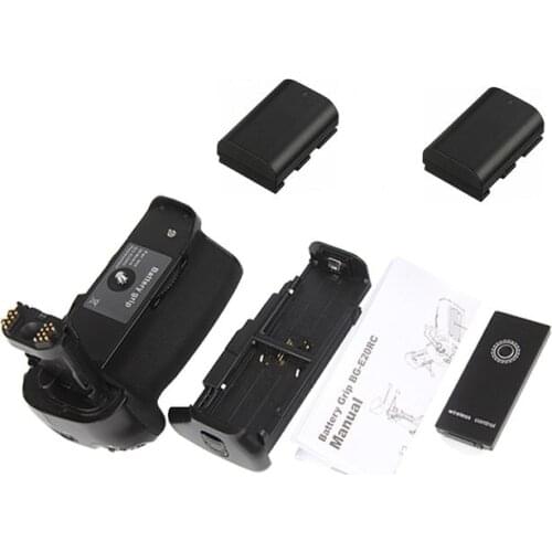 BG-E20 Battery Grip + IR Remote Control + 2x LP-E6, LPE6 Battery for Canon EOS 5D Mark IV 5DIV 5D4 DSLR Camera