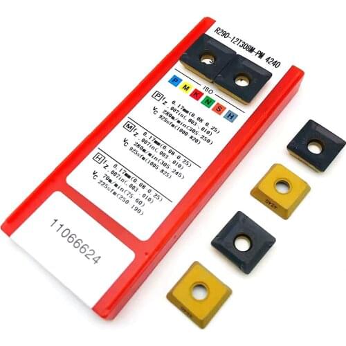 Milling insert R290-12T308M PM 4240 High quality carbide milling insert R290 12T308 CNC machine tool lathe parts tool