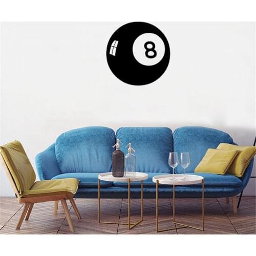 Pool Room Billiard Poolroom Interior Idea Art Stickers Mural For Play Room Club Vinyl Wall Decals Wall Interior ph568