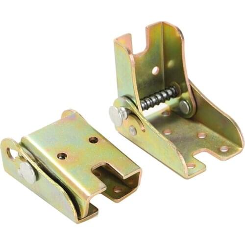 2Pcs Self Lock Folding Feet Hinges Metal for Table Leg Bracket for Sofa Bed Furnitures