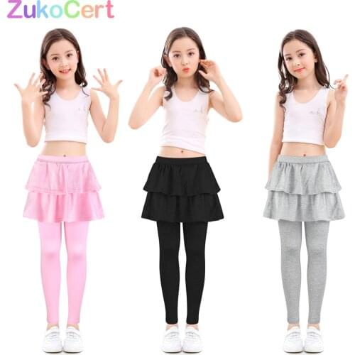 Pants for girls leggings with skirt cotton kids culottes render pants Flower Floral Printed Elastic pencil pants Toddler trouser