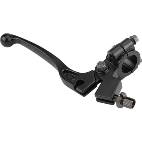 22mm 7/8in Handlebar Folding Clutch Lever with Perch for 50CC - 125CC Dirt Pit Bike Crafted from anodized aluminum Black