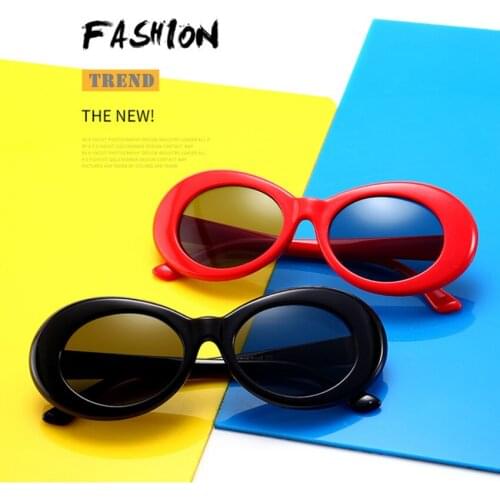 Outdoor Sport Goggle Glasses Oval Fishing Sunglasses Ladies Trendy Retro Sunglasses Womens Sunglass White Black Eyewear UV400