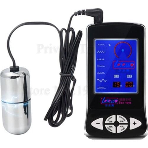 Electric Shock Vagina Kegel Balls Electro Pulse G-spot Clitoral Love Egg Vibrators Anus Ball Anal Sex Toys For Woman Men