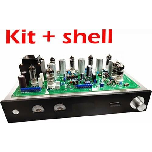 Vacuum tube-FM-radio retro sound valve stereo radio kit + housing