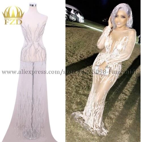 Fangzhidi 1 Set front&back Fashion Evening dress Large Size Hand-made Rhinestone Patches For Wedding Dress DRA-108