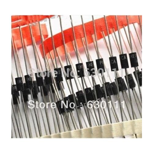 100PCS TVS Diodes P6KE250CA PKE300CA P6KE350CA P6KE400CA P6KE440CA P6KE6.8CA