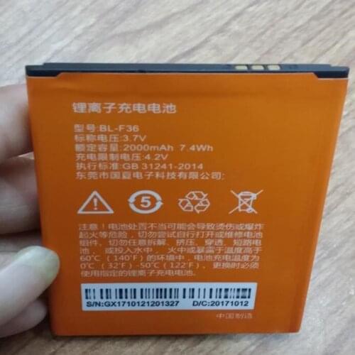 2000mAh 3.7V BL-F36 Replacement Battery For PHICOMM C1530L F36 phone cellphone Batterie with phone stander