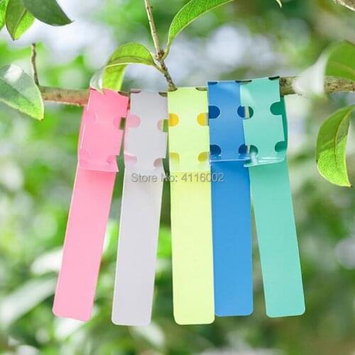 5000 Pcs Plastic Plant Tree Tags Garden Plant Lables Plant Hanging Tags Wrap Around Nursery Garden Labels Large Writing