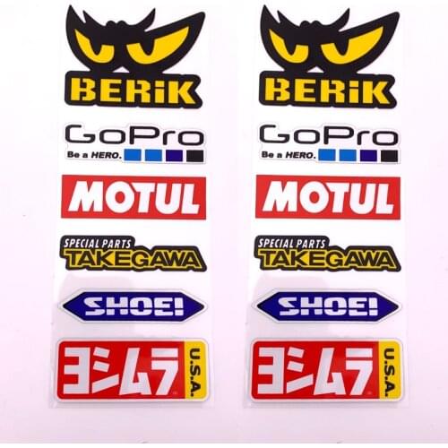 Moto accessory 1 Set Reflective Motorcycle Side Strip Bike Helmet Sticker Car Styling Vinyl Decal For GoPro Tmax