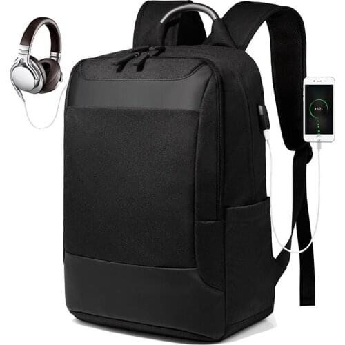 Mens Backpacks 13 14 15 Inch Laptop Backpacks USB Charging School Backpack Travel Daypacks Mochila Shoulder Bag Computer Sleeve