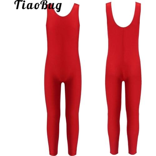 Stretchy Leotards for Girls Kids Summer Sleeveless Black Dance Bodysuit Gymnastics Leotard for Children Ballet Tutu Dancerwear