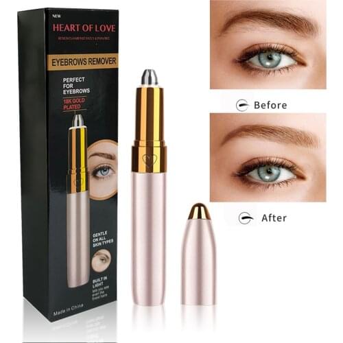 Eyebrow Epilator Maquiagem Painless Eye BrowTrimmer Trymer do brwi Brow Depilador de cejas Eye brow Shaper Women Makeup