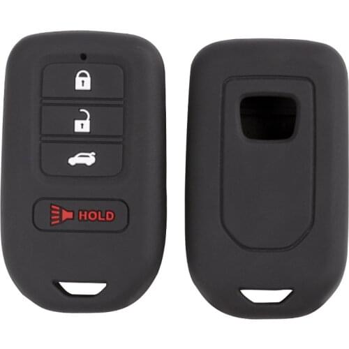 Silicone Key Case Cover for Honda Accord EX EXL Civic Crv Crz Hrv Pilot Ridgeline 2013-2018 Keyless Fob Shell Holder Protector