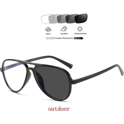 New brand Photochromic Reading Glasses Men Women pilot Hyperopia diopters Presbyopia Glass +2.5 To +6.0 with box NX