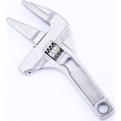Bathroom Wrench Tool Large Opening Short Handle Adjustable Universal Spanner for Installation Disassembly Faucet/Basin/Washbasin