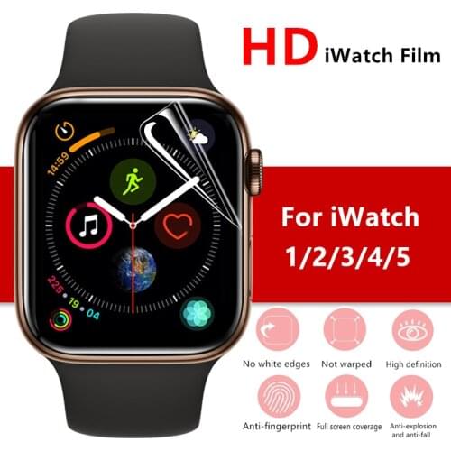 Hydrogel Protection Film For Apple Watch Screen Protector iwatch 6 5 4 3 2 1 SE Series Watch Film 38mm 40mm 42mm 44mm Soft Glass