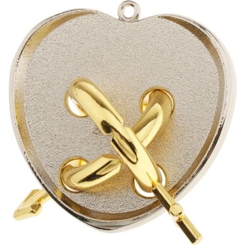 Zinc Alloy Puzzles Lock Brain Teaser IQ Test Toy for Children Adults