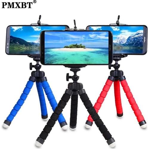 Sponge Octopus Mobile Phone Stand Smartphone For iPhone 11 Pro Max Samsung Xiaomi Phone Tripod Holder Digital Camera Mount Stand