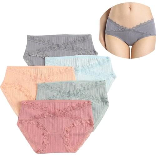 Cotton Maternity Underwear Panties Women Briefs Pregnant Women Short Pants Pregnancy Clothing Low Waist