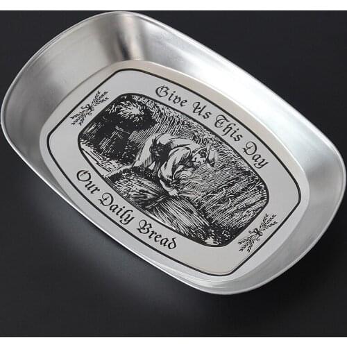 Retro European style wrought iron fruit plate lazy snacks melon seeds candy box fruit pastry tray creative kitchen supplies