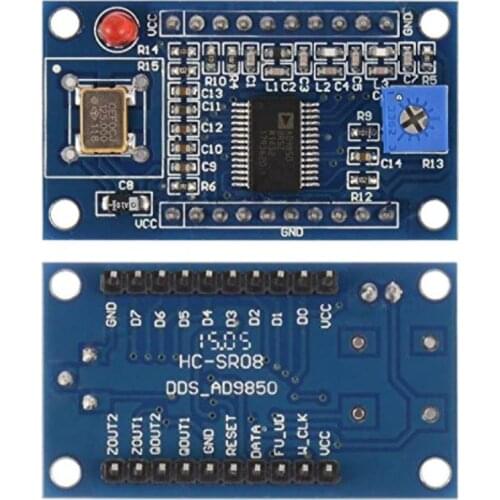 AD9850 DDS Signal Generator Module 0-40MHz 2 Sine Wave and 2 Square Low-pass Filter Crystal Oscillator Test Equipment Board