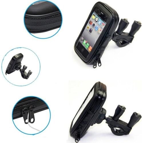 Upgrade Waterproof Case Bicycle Mobile Phone Holder Motorcycle Bike Bag Support For Handlebar Phone Stand Bicycle Bracket
