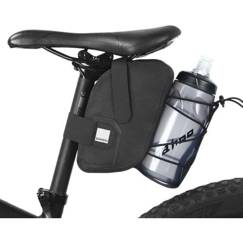 Full Waterproof Water Bottle Bike Tail Bag Rear Saddle Pack Holder Carrier Painner 1.5L