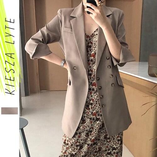 Vintage Business Blazer Long Sleeve Slim Notched With Belt Suit Jacket Female Outerwear Fashion Casaco Feminine