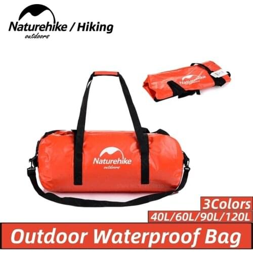 Naturehike Outdoor Waterproof Camel Bag Large Capacity Backpack Swimming Water Sports Beach Waterproof Bag 40L-120L NH20FSB03