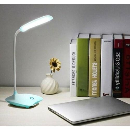 USB Charging Touch Dimming LED Reading Lamp 3 Brightness Bedside Desk Book Light Student Eye Protection Night Lighting Lights