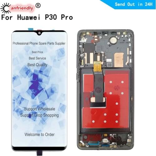 P30pro LCD For Huawei P30 pro VOG-L29 L09 AL00 TL00 L04 AL10 HW-02L LCD Display Touch Panel Screen Sensor Digitizer Assembly