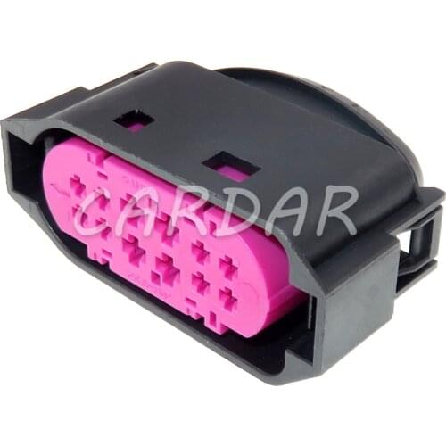 1 Set 12 Pin 1J0 941 165 1J0941165 Female Auto Electric Connector Waterproof Light Socket For VW Audi
