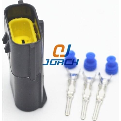 10 Set 3 Pin Male Waterproof Wire Connector Plug Car Auto Sealed Car Truck Denso Connectors 174359-2