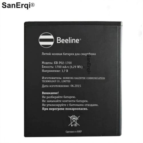 10pcs Battery For Beeline KB-P02-1700 pro 2 1700mAh Smart Mobile phone Battery